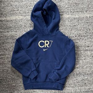 Kids Navy CR7 Christiano Ronaldo Hoodie size small